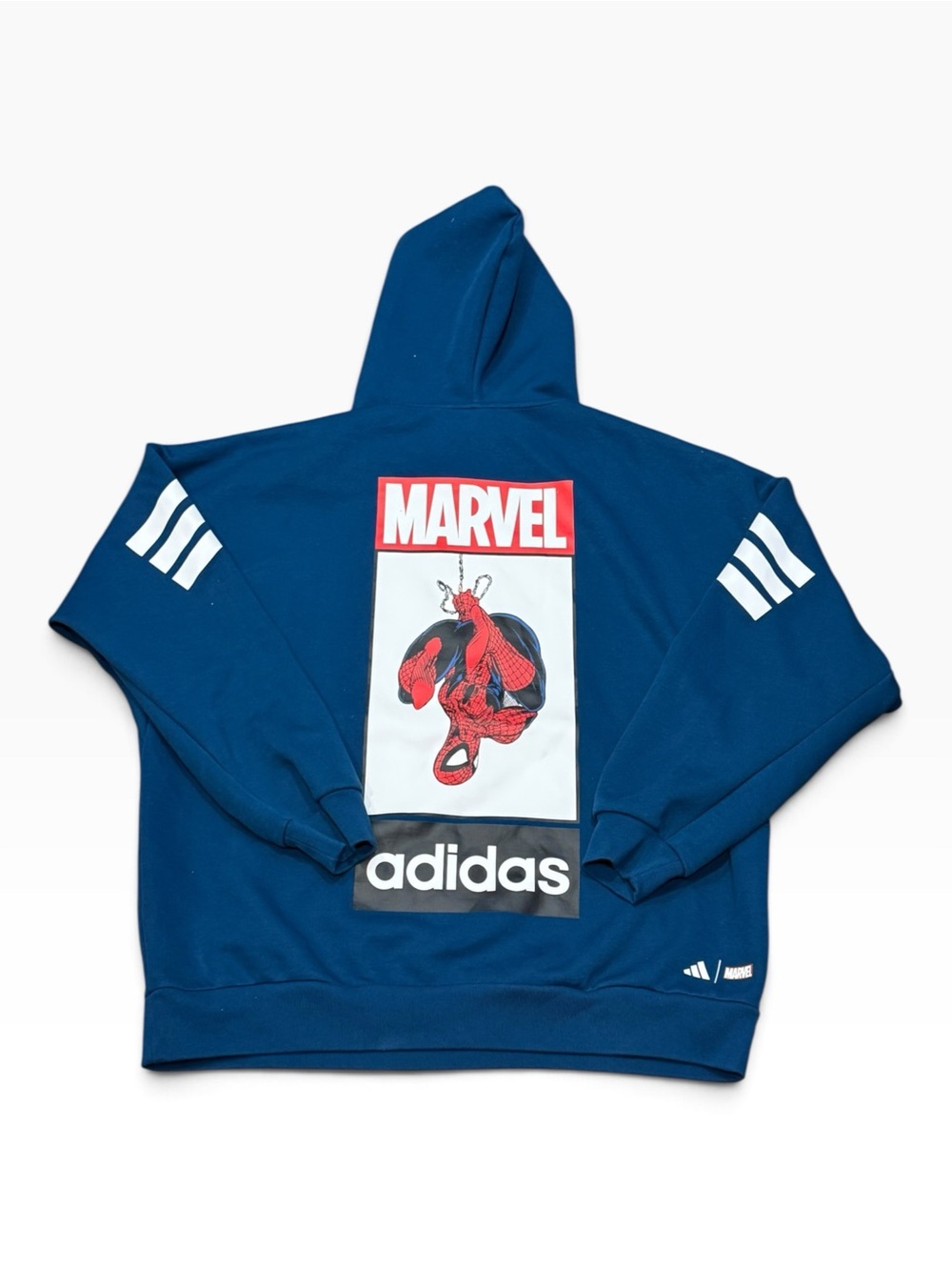 Adidas X Marvel Spiderman Hoodie Sweatshirt Men’s Sz XL